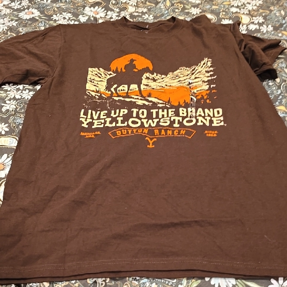 ❤️10/$10 New Brown Yellowstone Graphic T-Shirt